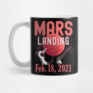 Mars Landing Day Space Exploration Mission Perseverance Mug